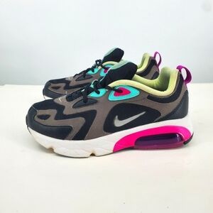 Nike Air Max 200 (GS) Running Shoes 5.5 Youth Sneakers AT5627 004